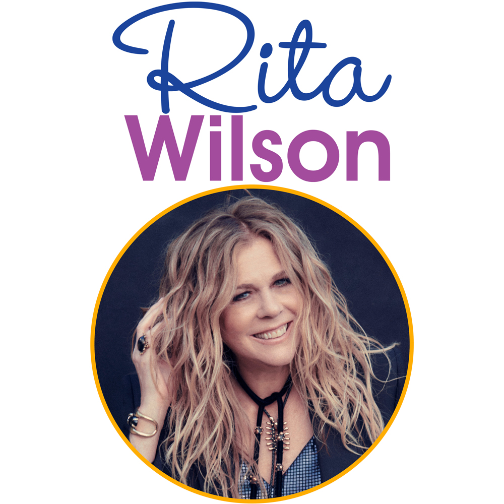 A headshot of Rita Wilson